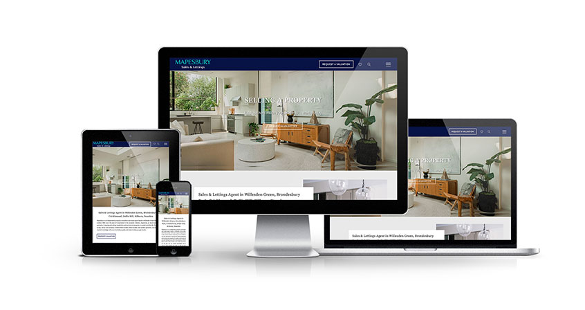 Mapesbury - New Estate Agent Website Launched